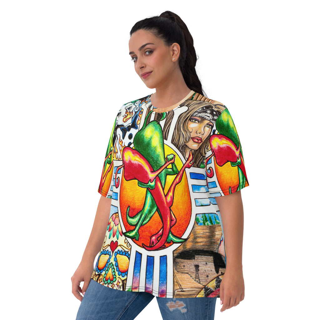 Spotted Horse - Zia Chili Women's All Over Print T-shirt