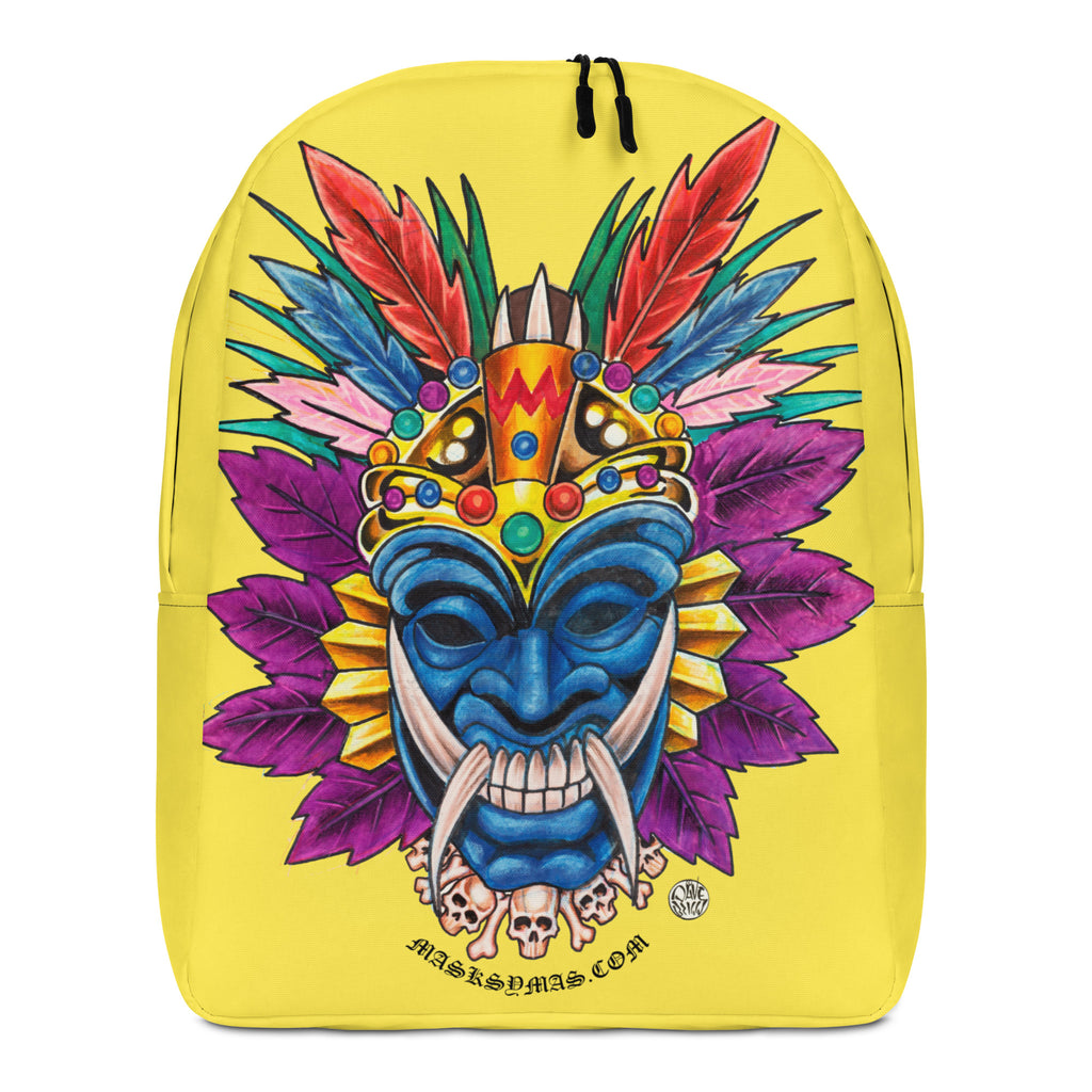 D Briggs - Mask - Yellow Minimalist Backpack