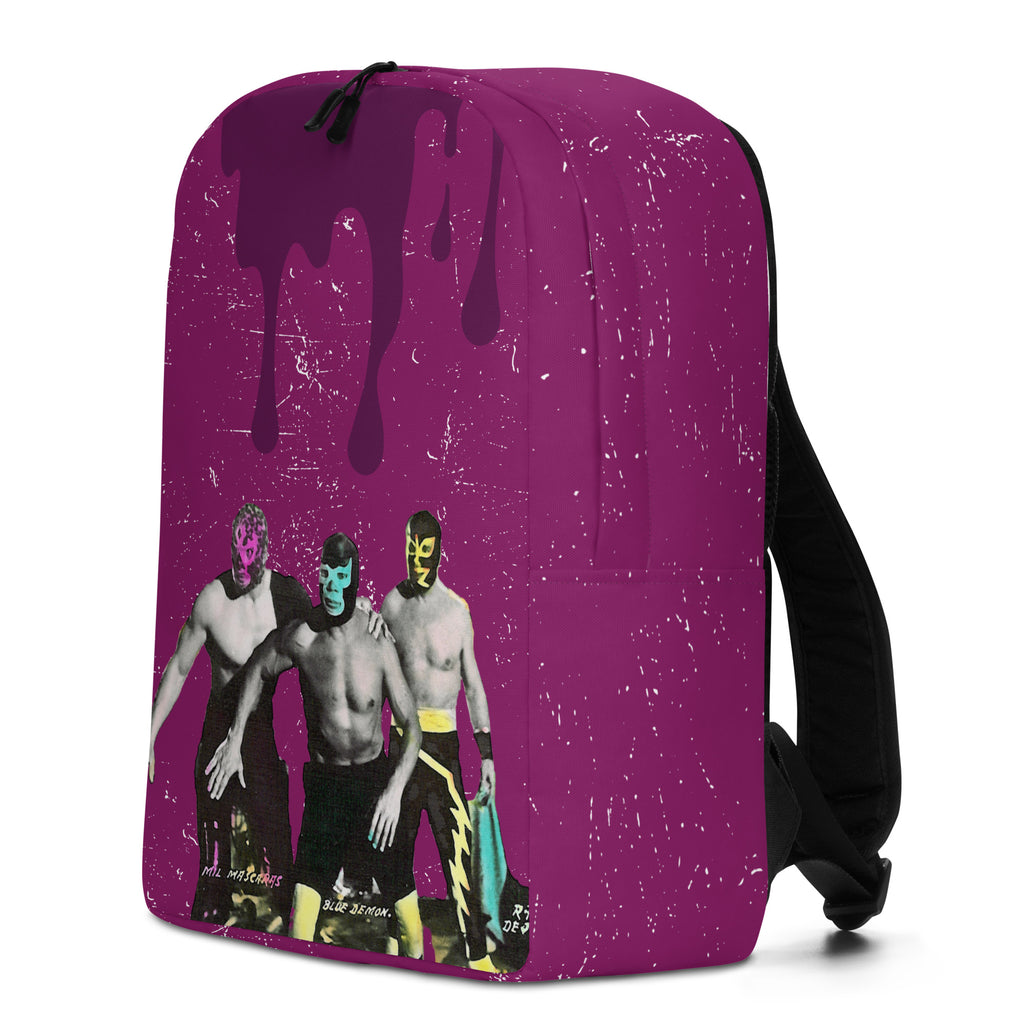 3 Wrestlers - Abstract Drip Backpack – Masks Y Mas