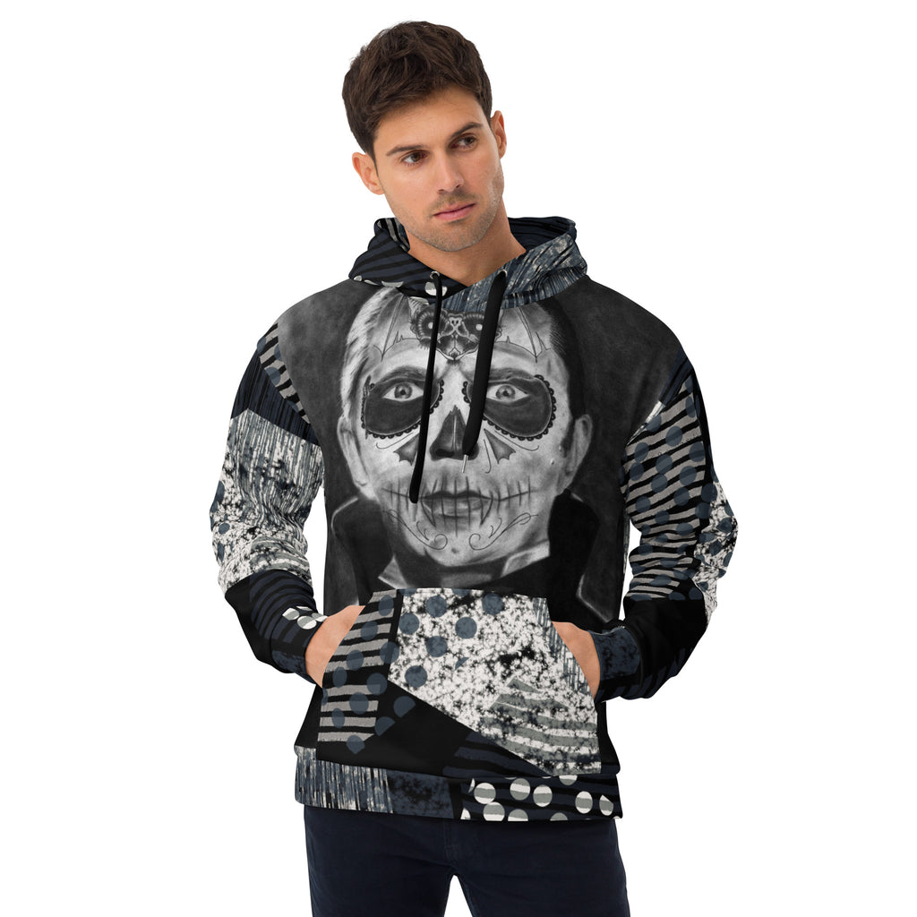 Muerto Dracul - Dracula Monochomatic - All Over Print - Unisex Pullover Hoodie