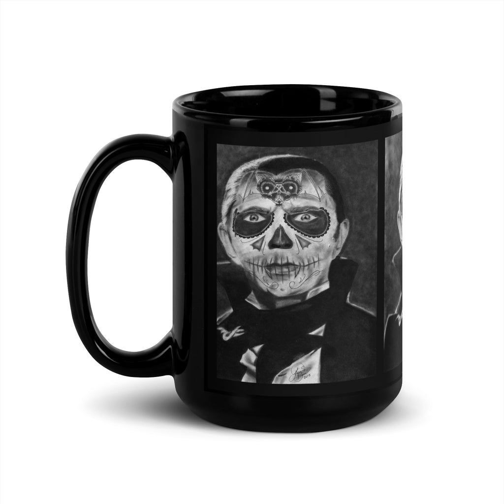 Muerto Dracul - Black Glossy Mug - 2 Size Options