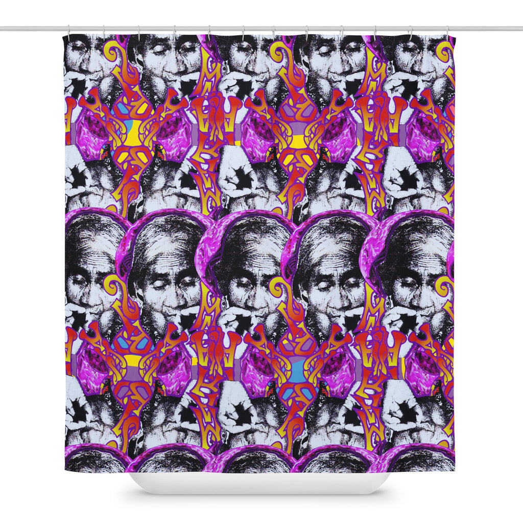 Maria Sabina - Psychadelic Pattern - Shower Curtain