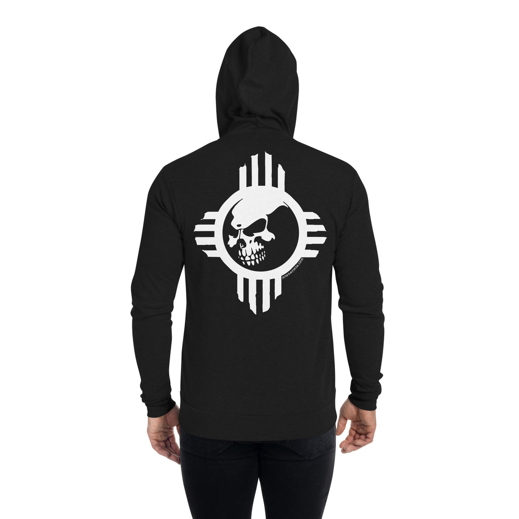 Zia Skull - Lightweight Unisex Zip Hoodie - 3 Colors – Masks Zia Skull - Lightweight Unisex Zip Hoodie - 3 Colors – Masks