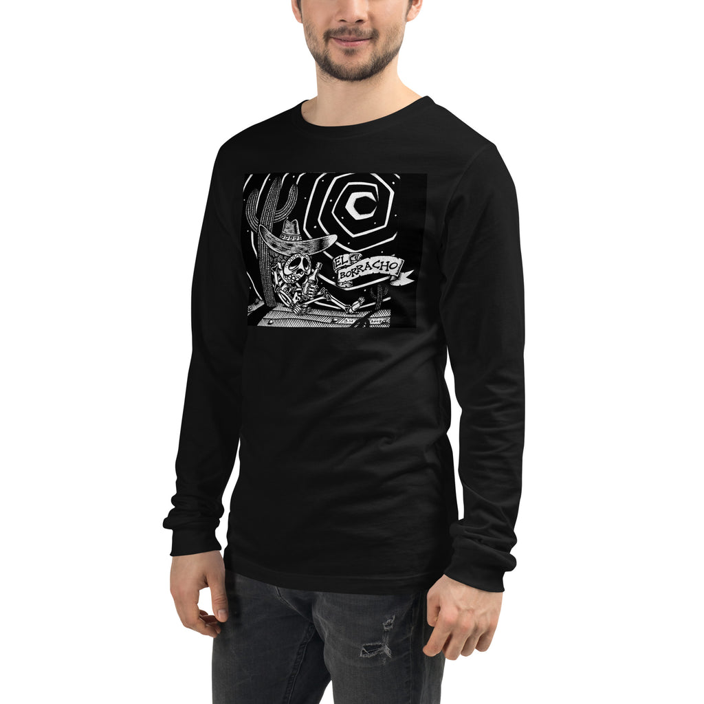 Brandon Maldonado - El Borracho - Unisex Long Sleeve Tee - DTFlex - 4 Color Choices