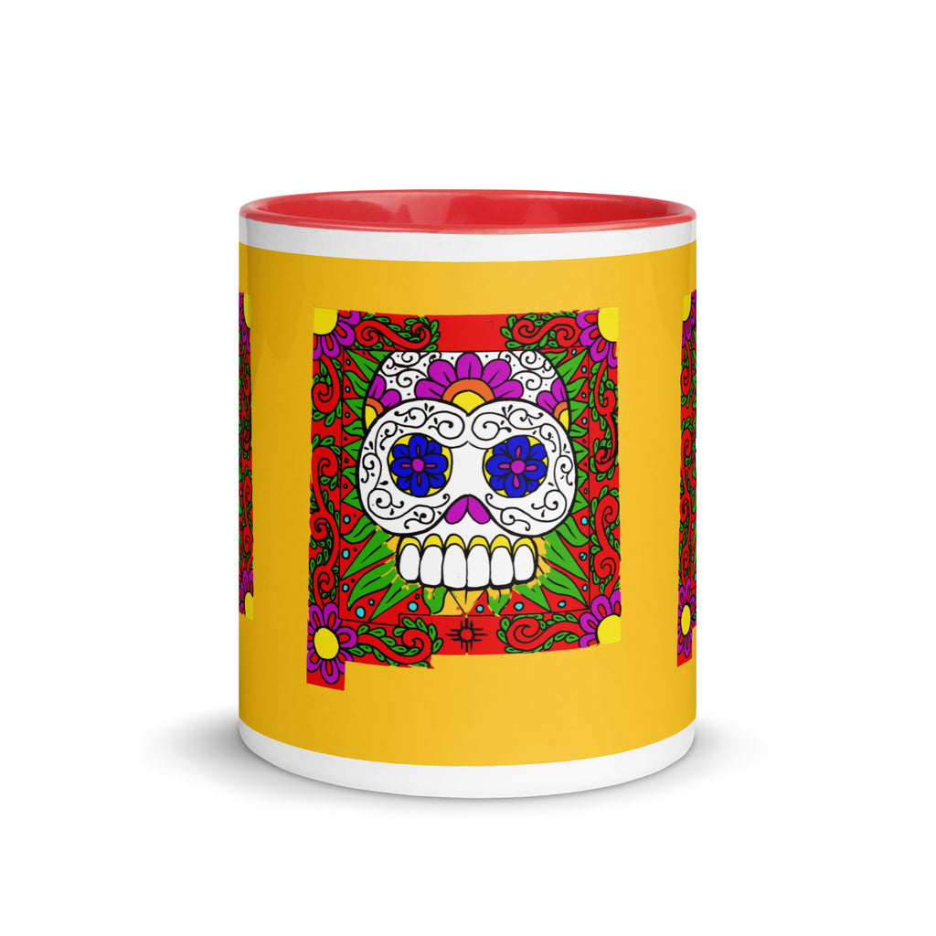 New Mexico Muerto - 11 oz  Mug with Red Inside