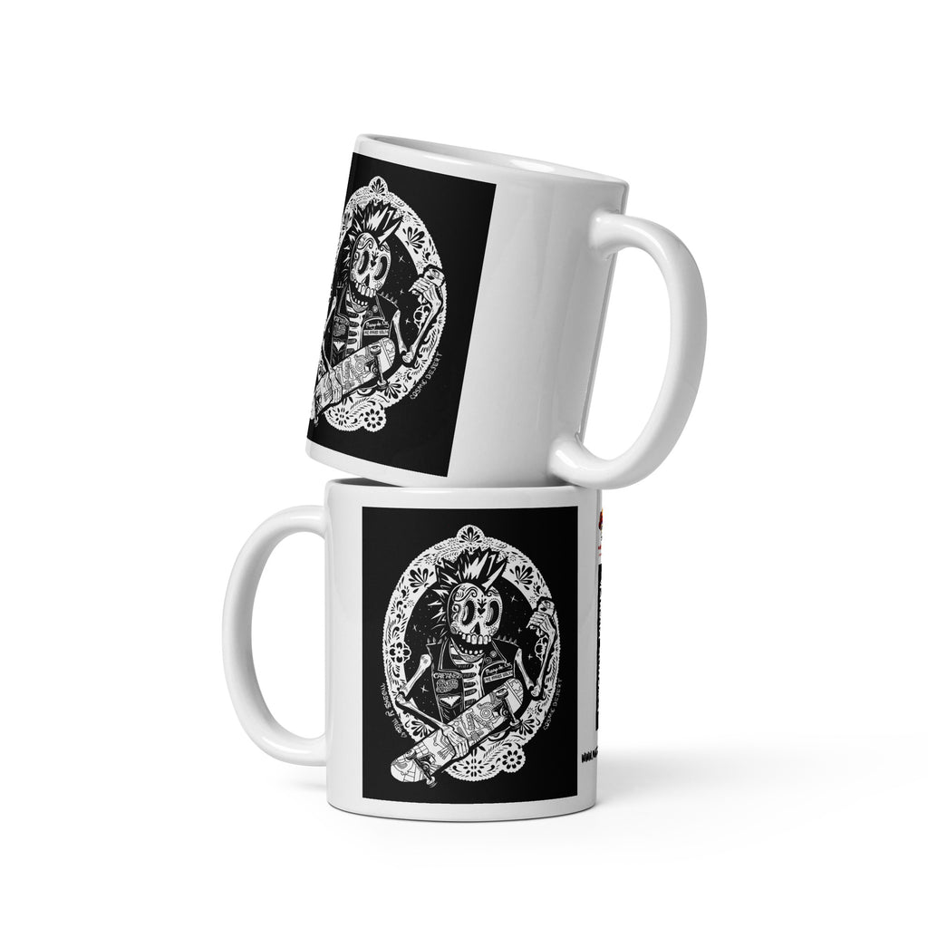 De la Rosa - White Glossy Mug - 3 Size Options