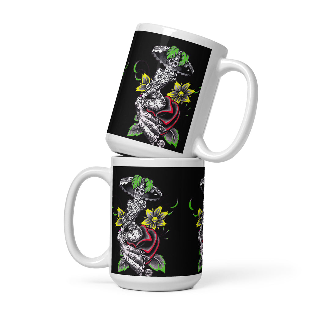 D Briggs - Catrina - White Glossy Mug - 3 Size Options