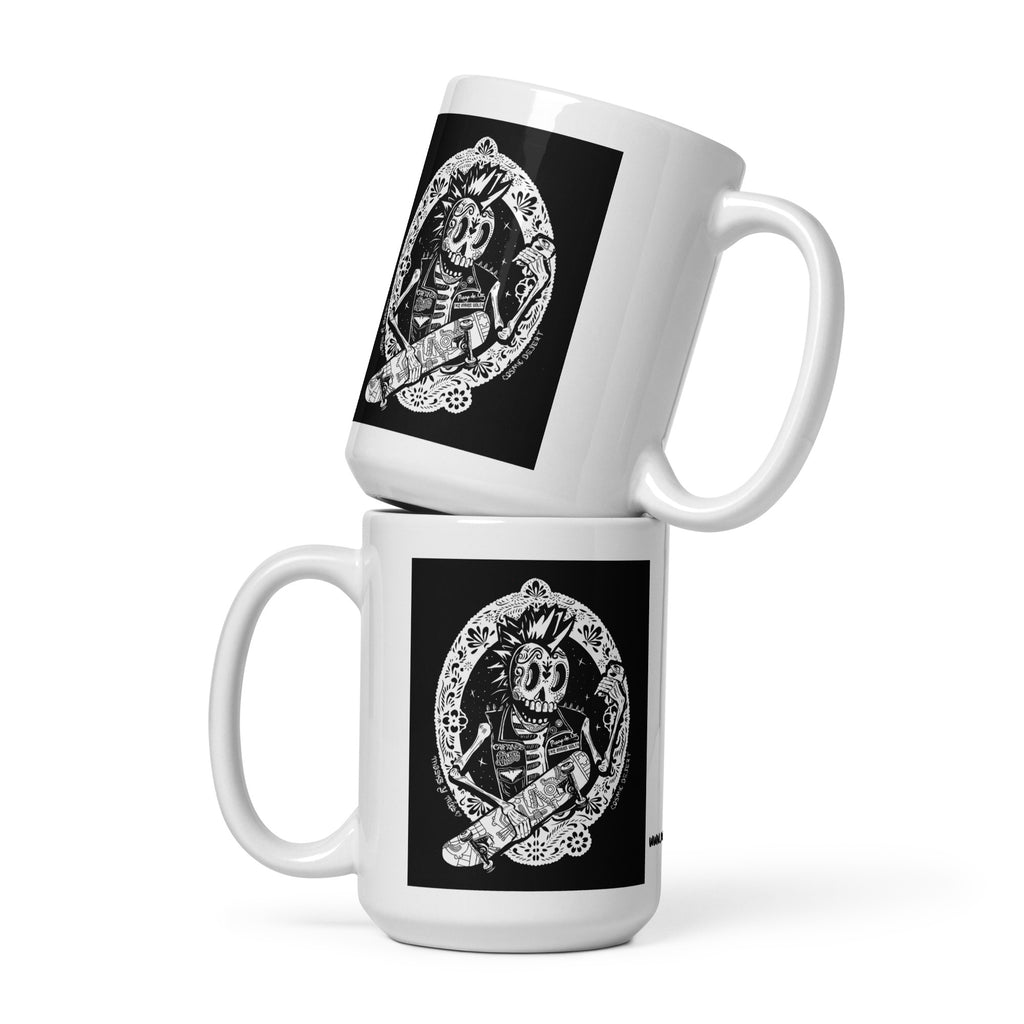 De la Rosa - White Glossy Mug - 3 Size Options