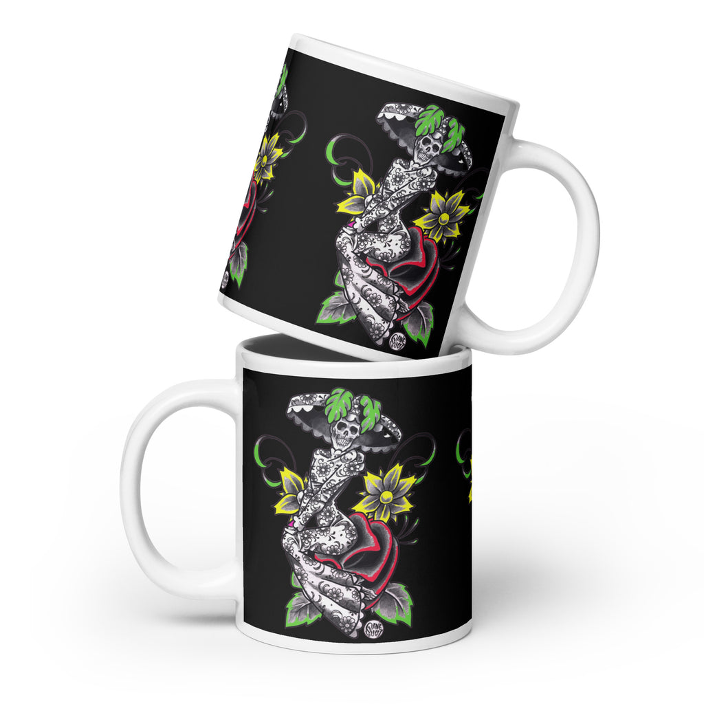 D Briggs - Catrina - White Glossy Mug - 3 Size Options