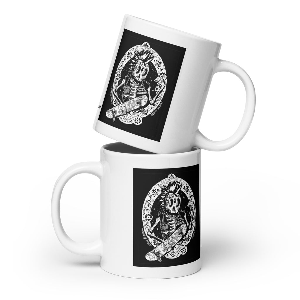 De la Rosa - White Glossy Mug - 3 Size Options