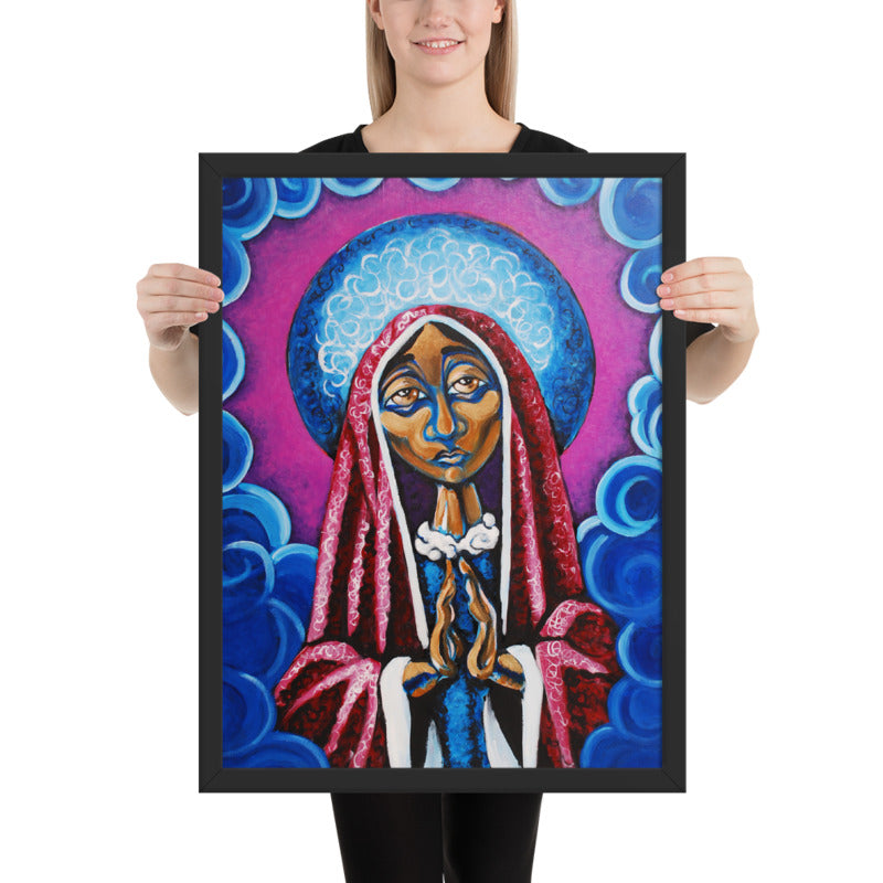 Virgen Framed Poster